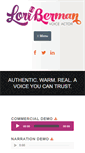 Mobile Screenshot of loribermanvoice.com
